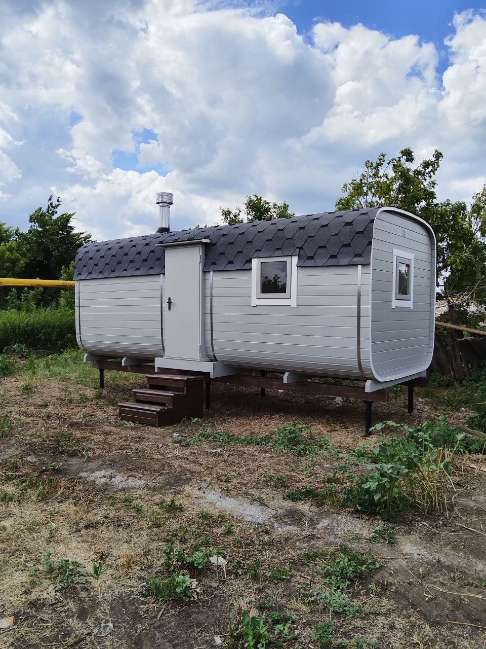 Квадро-баня 6м 2 отделения